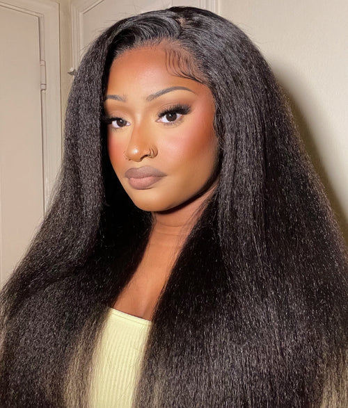 Standard Lace Front Brazilian Kinky Straight Wig